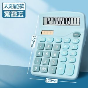12-digit Desktop Electronic Calculator Solar and Battery Dual Power Large LCD Display Kalkulator Meja Elektronik 12 Digit Kuasa Suria Skrin Besar Pejabat Perniagaan Premium Quality #8658
