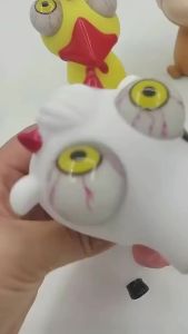 Squeeze Pop-Eye Panda Plush Fidget Toy Funny Stress Relief Prank Toy Gift