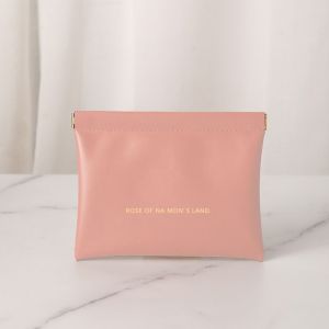 GONLUEZ Di động Túi đựng son môi trang điểm Mini Đơn giản Túi xách trang sức Thời trang PU Túi đựng đồ Nữ Cô Gái