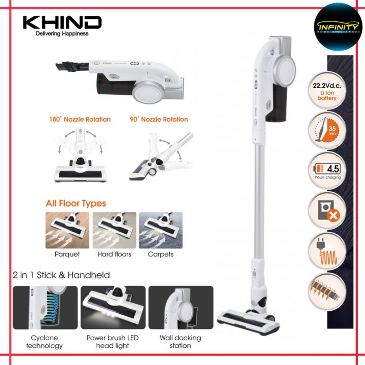 Khind Handheld Vacuum Cleaner VC9679 1 Year Warranty Lazada