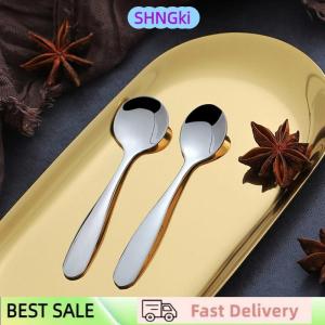 SHNGki Stainless Steel Coffee Stirring Spoon Mini Note Spoon Mug Teaspoons Music Bar Ice Cream Creative Gift Spoon Kitchen Tableware