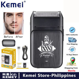 Kemei KM-t366 Men Electric Shaver Rechargeable Barber Foil Razor Beard Cutting Shaving Machine