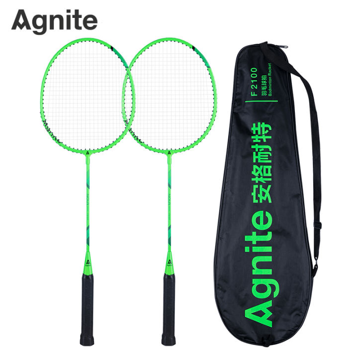Deli-Agnite original badminton racket set iron alloy belt badminton ...