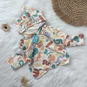 Jaket bayi bulu embos 3-24 bulan / jaket bayi murah / jaket bayi hangat / jaket bayi lembut