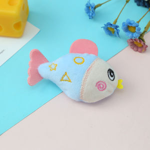 ของเล่นแมว Catnip ปลากระเบนจำลองมีฟัน ตุ๊กตาแคทนิป ปลาแคทนิป ของเล่นแมว Cat Fish Toy ขนาด 20 ซม. พร้อมส่ง