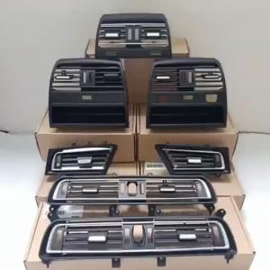 ช่องระบายอากาศแอร์ด้านหน้าซ้ายกลางขวาด้านหลังพร้อมโครเมียมสำหรับ BMW ซีรีส์ 7 F02 F01 730 735 745 750