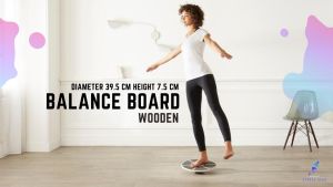 NYAMBA กระดานไม้สำหรับการทรงตัว เส้นผ่านศูนย์กลาง 39.5 ซม / สูง 7.5 ซม