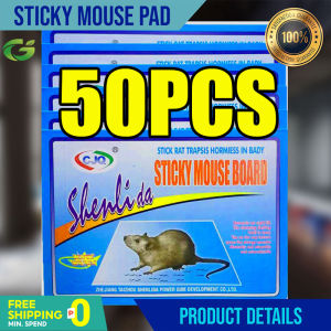 【Free Shipping】50PCS Mouse Trap Mouse Rat Sticker Mice Board 20PCS Rat Sticky Trap 15×25CM Cockroach Killer Mouse Trap Sticky Pad Cod