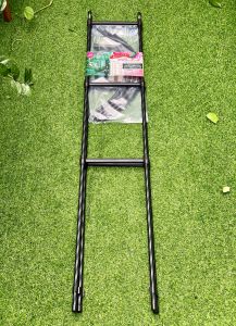 Khung vòm cổng cho hoa hồng leo cao 210cm chiều sâu 31cm màu đen dùng từ 5 năm ở nhiệt độ ngoài trời nắng nóng của Nhật