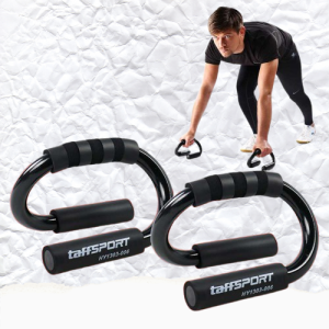 TaffSPORT Handle Push Up - Alat Push Up Model S Ergonomis Anti Slip untuk Latihan Rumah & Gym
