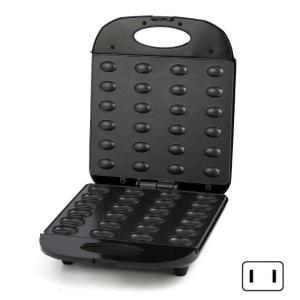 Double Sided Walnut Cake Maker 140W Nonstick Electric Machine Electric Bread Maker ABS Texture for Making Nut Dessert