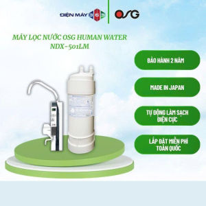 OSG NDX-501LM – Máy lọc nước ion kiềm cao cấp – 4 tấm điện cực titan phủ platinum – STM