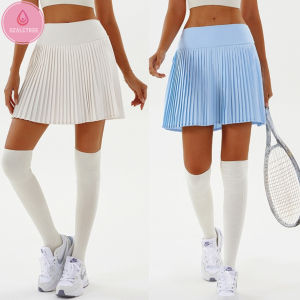 OzalCtree กระโปรงมีจีบกีฬาพร้อมกางเกงขาสั้นชุดเดรสนักเทนนิสกระเป๋าโยคะออกกำลังกายกางเกงขาสั้นกอล์ฟแบดมินตัน