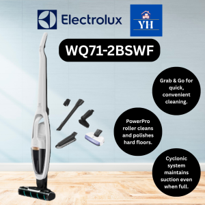 ELECTROLUX WQ71-2BSWF Handstick Vacuum Self-Standing Cordless Vacuum Cleaner 21.6V