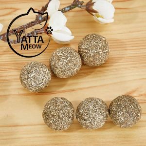 CATNIP Kucing Mainan Bola Cat Toys Mint Ball Playing Supplies Product Cat Treats Digestion 猫薄荷球 磨牙