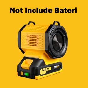 KEELAT 20V Wireless Bluetooth Speaker Hi-Fi Surround Sound Outdoor Portable Speaker Multifunctional Speaker MT Battery