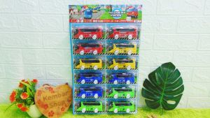 MM17 Bus Collection Little Bus Mainan Bis Aneka Motif