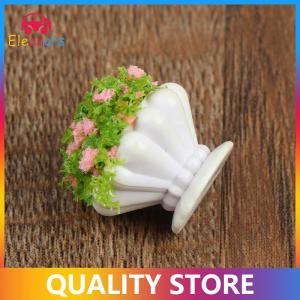 [Eleanor] 2pcs Dollhouse Furniture 1:12 Accessories Mini Green Plant Bonsai Flower Pots