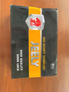 Khóa cửa gạt JEELY hợp kim L352H227 ốp sắt 2T Vặn Chìa