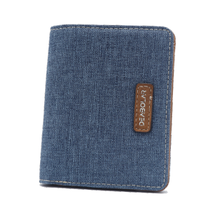 Deabolar Dompet Uang Lipat Pria Tebal Bahan Jeans Muat Banyak Uang Ringan Dan Elegan