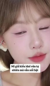 Chính Hãng Mi Menglu Idol Hàn Quốc Dài Rõ Tia Mi - Mi Giả