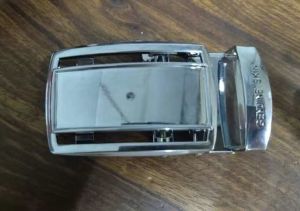 หัวเข็มขัดอัดโตโลมัสล๊อค37มมเนื้ออลูมีเนียมสีโคเมียมแบบปะหนัง