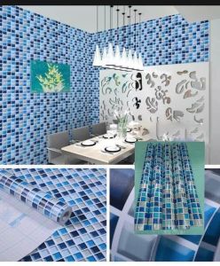 KKL store Wallpaper 10Mx45CM PVC Self adhesive Waterproof Brick Decor Wall Covering For Room Background Wall Stickers