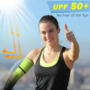 【NEW A 】UV Sun Protection Cooling Compression Sleeves Arm Sleeves for Men and Women UV Protection for Cycling Basketball Football