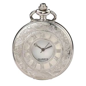 YIYIUR Men Vintage With Necklace Fob Watches Pocket Watch Steampunk Pocket
