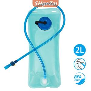 [COD] SHgeZm Túi nước gấp gọn có Ống uống 2L Túi đựng nước Phụ Kiện Dụng Cụ Ngoài Trời Chống rò rỉ Túi nước đi bộ đường dài