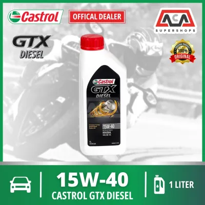 CASTROL GTX DIESEL 15W-40 GALLON/LITER