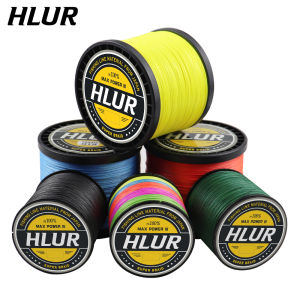 HLUR เอ็นตกปลา8 Straids 300/500/1000เมตรสายถักแบบหลายเส้นใยสายตกปลาแบบถักแข็งแรงมาก