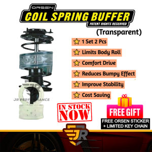 Orsen Crystal Universal Silicone Coil Spring Buffer X50 X70 Ativa Car Absorber Suspension Shocks Struts Parts