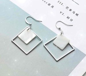 BÔNG TAI HÌNH HỌC PHỐI ĐÁ _ KHUYÊN TAI NỮ CỰC XINH _ BÔNG TAI PHONG CÁCH ĐƠN GIẢN DỄ THƯƠNG CHO NỮ