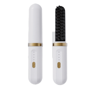 PHANT 3.7V 2000mAh Wireless Hair Straightener Brush Negative Ion Rechargeable Straightening Curling Iron Mini Anti-Scald Hair Styling Comb Women