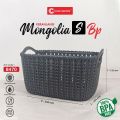 KERANJANG ROTAN PLASTIK MONGOLIA SERBAGUNA. 