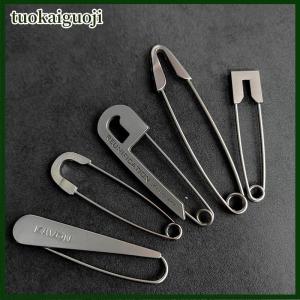 tuokaiguoji Trendy Large Pins For Clothing Metal Safety Pins Jeans Dress Scarf Adjustable Pins Accessories