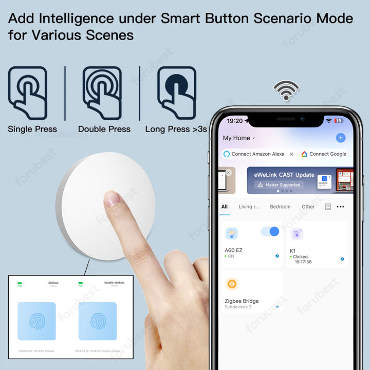 Get The Perfect Fit Ewelink Zigbee Smart Button Scene Switch Wireless