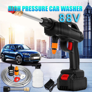 Wireless Car Washer 88V Lithium Battery Portable High Pressure Washer 4000mha hydraulic jet pressure washer Garden Sprayer With Foam High Pressure Water Pump