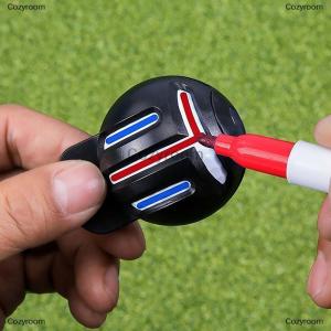 [COD] Cozyroom 1set Golf Marker Hand Tools With Pens Golfing Marker Tool Alignment Kit With Marker Pen Golfs Balls Drawing Line Tool