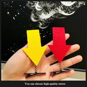 Hayating Creative Arrowhead Shape Hair Clip Funny Cute Arrow Question Mark Hair Clip Photo Prop Headdress Novelty Hair Accessories Gifts