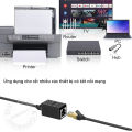 Đầu nối cáp mạng RJ45 Cat5 Cat6 Giagabit - Cục nối và khuếch đại dây mang LAN cổng RJ45. 