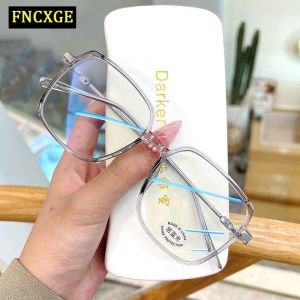 FNCXGE Women Anti Blue Light Glasses Men Vintage Computer Men Eyeglasses Optical Glass Plain Frame Gaming Spectacles Eyewear For Lady