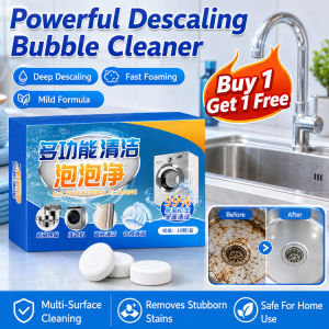 Cleaning Bubble Tablets Multipurpose Cleaning Solution Powerful Stain Remover For Deep Decontamination Enhanced Household Cleaning Agent All-Purpose Cleaner For Oil Stains