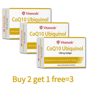 VITAMODE Ubiquinol CoQ10 – Antioxidant + Energy Booster | Heart Health & Cellular Support