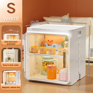 Dish Rack Cup Storage Kitchen Cupboard Baby Bottle Storage Multi functional Cabinet