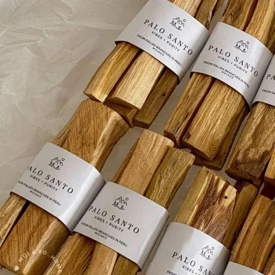 Gỗ Palo Santo Thanh tẩy Gỗ Trắc Xanh làm sạch không gian thu hút Եài lộc