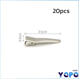 YoPo 20Pcs Metal Hair Alligator Clips Hair Style Tools Accessories