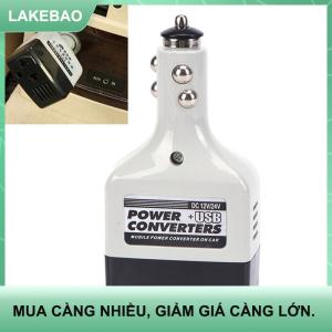 【LAKEBAO】 USB xe điện chuyển đổi DC 12 24V để AC 220V xe biến tần cho điện thoại biến tần 12V phổ biến điện biến Áp Điện thoại di động sạc cổng USB