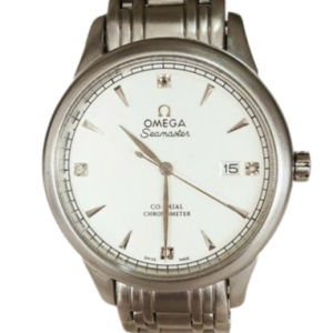 Đồng hồ OMG Nam Chính hãng Side lớn 40mm .Máy pin nhật Vỏ thép không gỉ.Kính saphia . Đã qua sử dụng